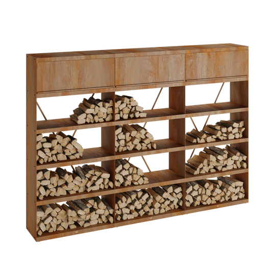 OFYR Wood Storage 300 Corten