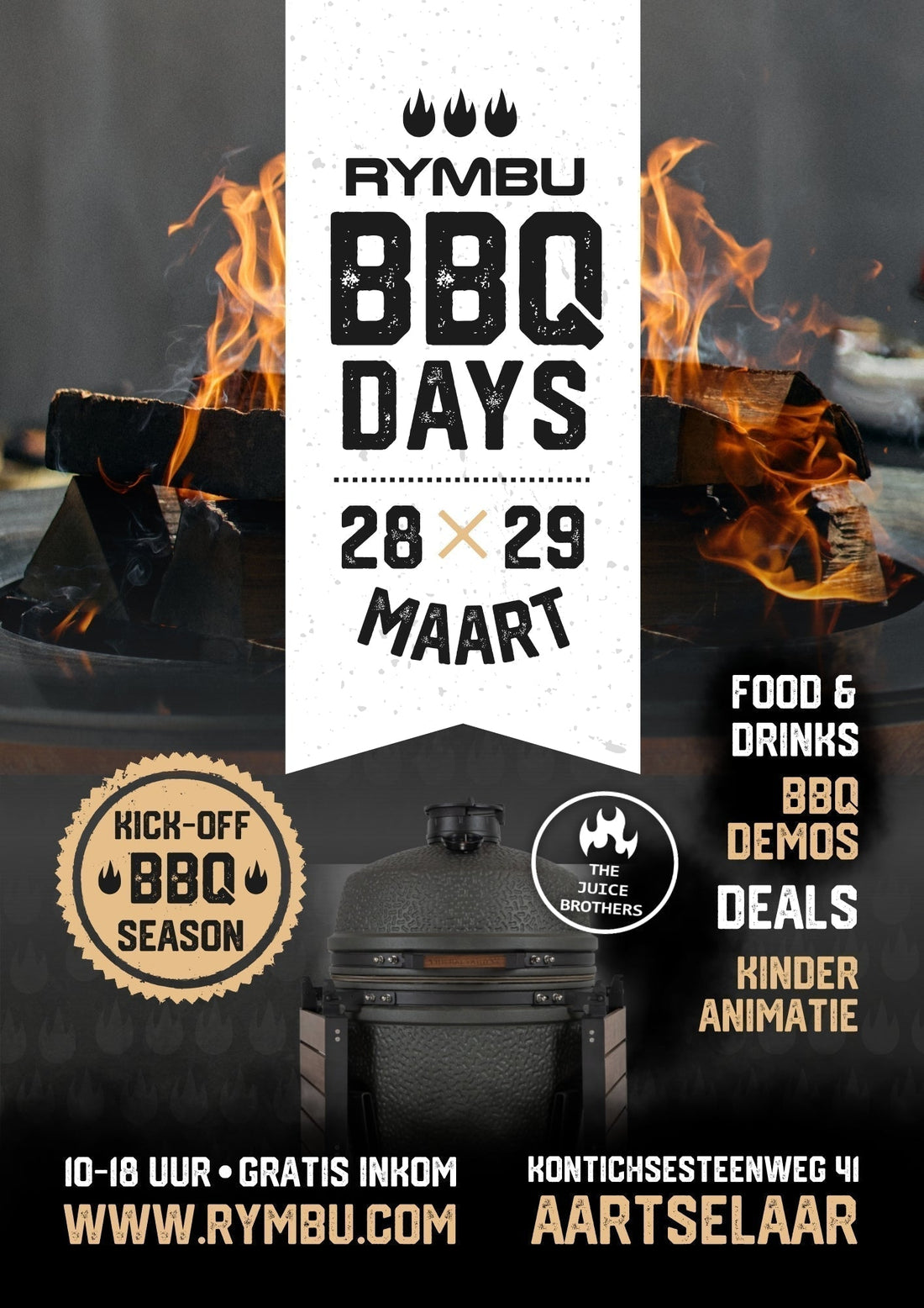 28-29 MAART // RYMBU BBQ DAYS // START BBQ SEIZOEN