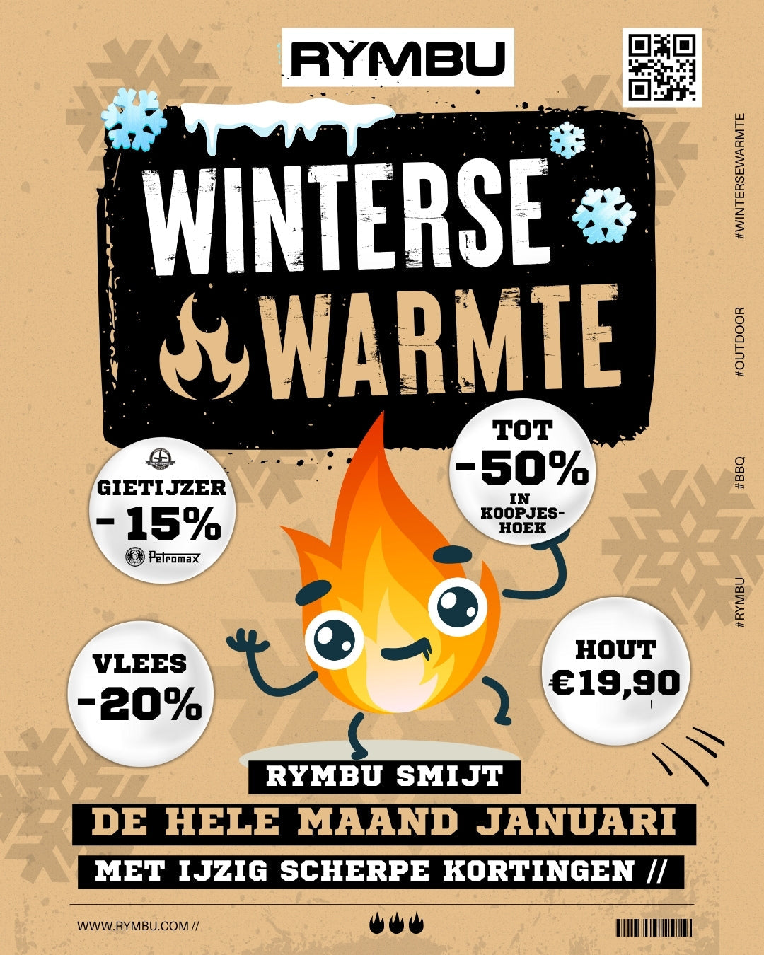 HELE MAAND JANUARI WINTERSE WARMTE //