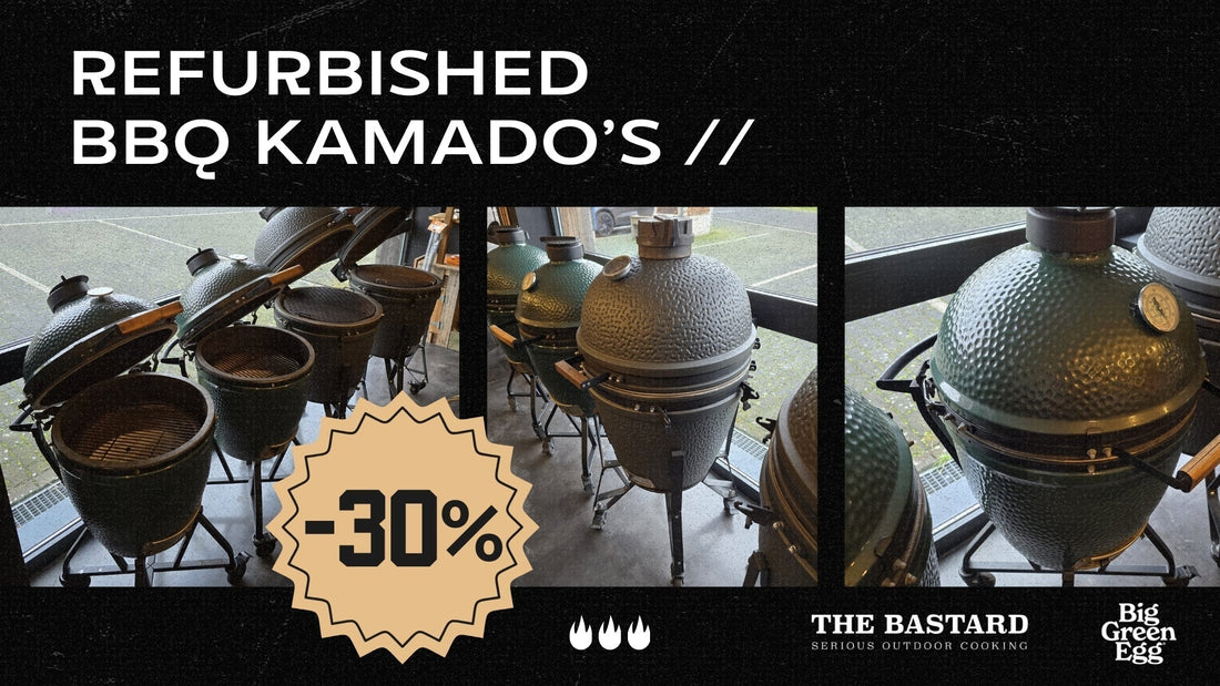 -30% OP REFURBISHED BIG GREEN EGG + THE BASTARD //