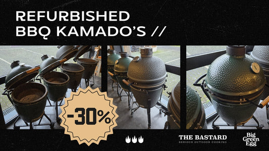 -30% OP REFURBISHED BIG GREEN EGG + THE BASTARD //