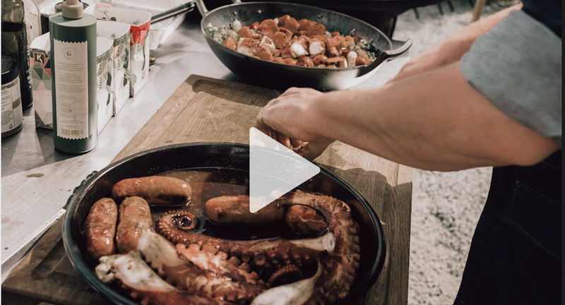BBQ RECEPT // GEGRILDE OCTOPUS MET CHORIZO EN PINSA