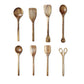 DUTCH DELUXES Complete set of 8 wooden utensils