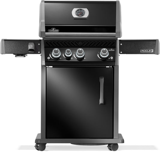 Napoleon Rogue® PRO 425, met SIZZLE ZONE™ zijbrander, zwart