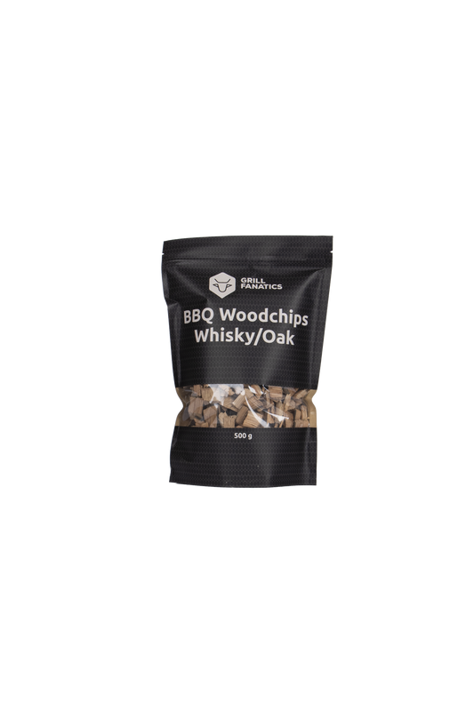 GRILL FANATICS Wood Chips - Whiskey/Oak 500 gr
