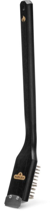 Napoleon essential RVS grillborstel met houten handvat