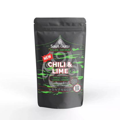 SAUS GURU Chili & Lime Dry Rub 210 gr