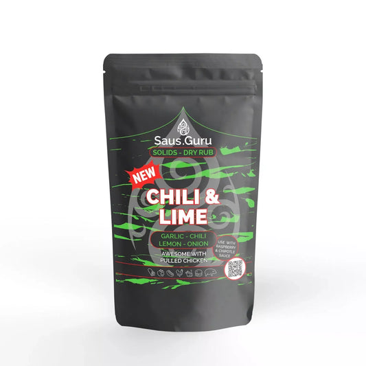 SAUS GURU Chili & Lime Dry Rub 210 gr