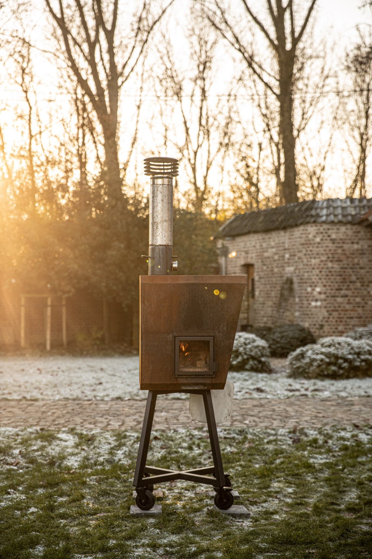 Hoe werkt een outdoor oven?