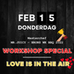 Workshop SPECIAL -  Love is in the air 15/02