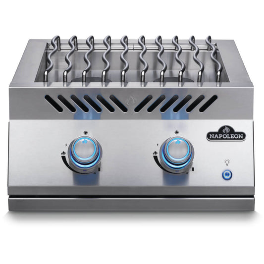 Napoleon ingebouwde 700-Serie 18''met dubbele brander RVS