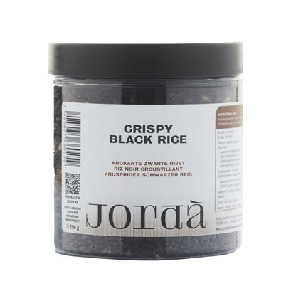 Riz noir croustillant