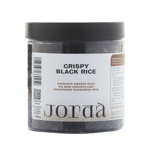 Riz noir croustillant