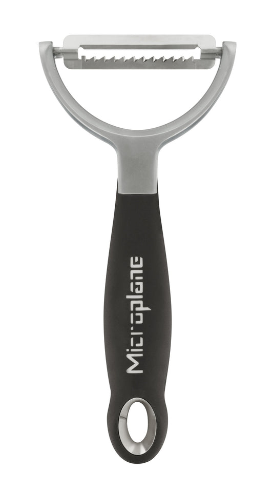 MICROPLANE Dunschiller Y-model julienne zwart/rvs