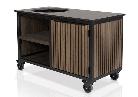 Fraaii Buitenkeuken Bamboo Graphite Rhombus Storage XL