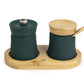 PEUGEOT BALI Pepermolen en Zoutvat Groen 8 cm
