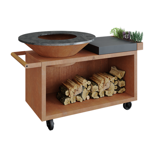 OFYR 100 Island+ Corten PRO – Donker Grijs Keramiek