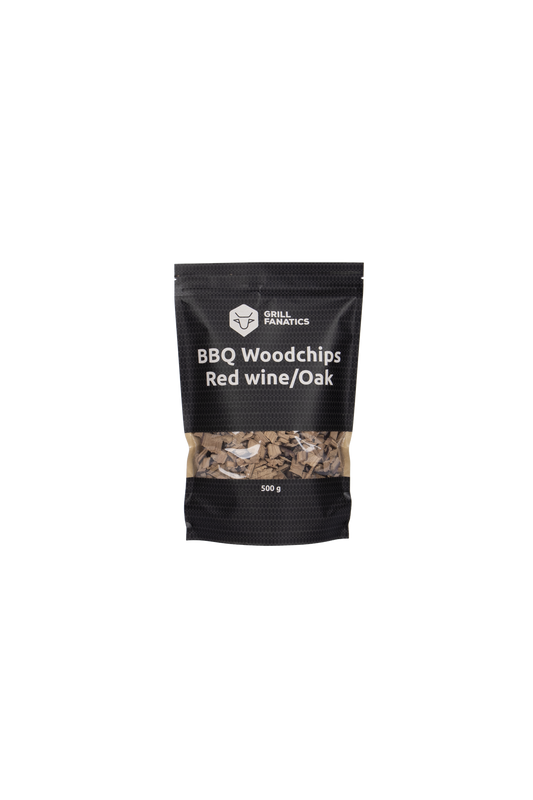 GRILL FANATICS Wood Chips - Red Wine/Oak 500 gr