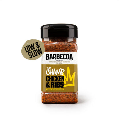 BARBECOA The Champ Chicken & Ribs Rub 250 gr