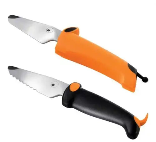 KUHN RIKON Kindermessen set 2 dlg. hond oranje/zwart