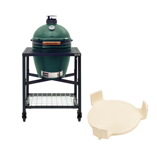 Big Green Egg XL in Egg Frame + Conveggtor