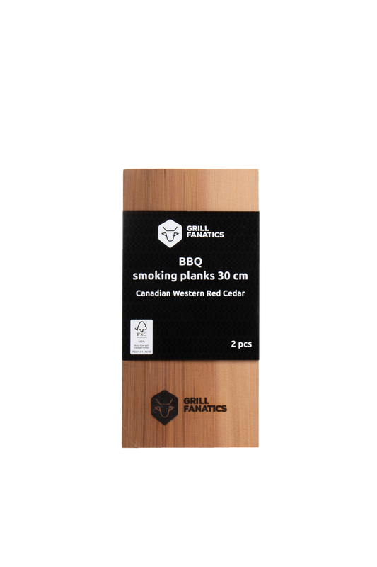 GRILL FANATICS Rookplank Ceder 30cm - 2st