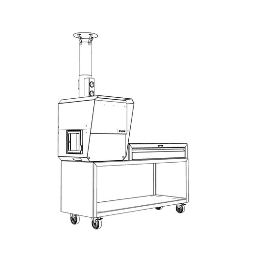 OVUN GN + werktafel (mét lade)