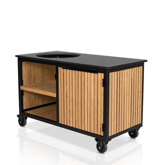 Fraaii Buitenkeuken Bamboo Natural Rhombus Storage XL