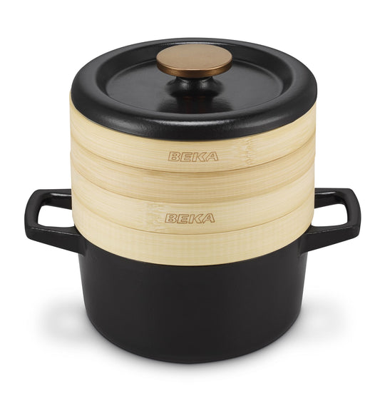 BEKA NORI Ronde stoofpot met stoominzet 20 cm*