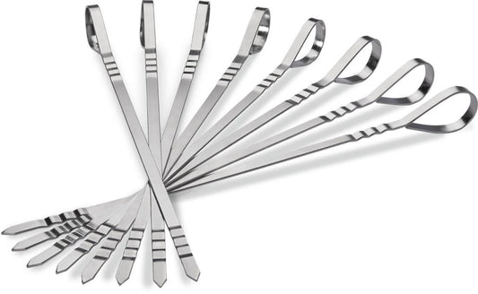Napoleon 8 delige multifunctionele RVS shaslick set