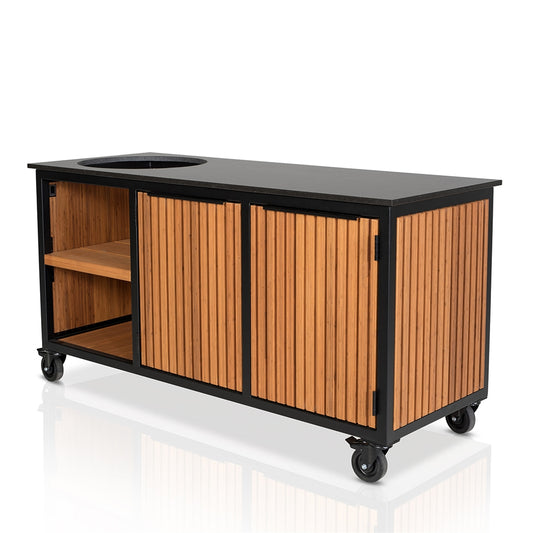 Fraaii Buitenkeuken Bamboo Teak Oil Rhombus Inferno XL