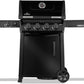 Napoleon Freestyle™ 425, 4 hoofdbranders, zijbrander en deur, zwart