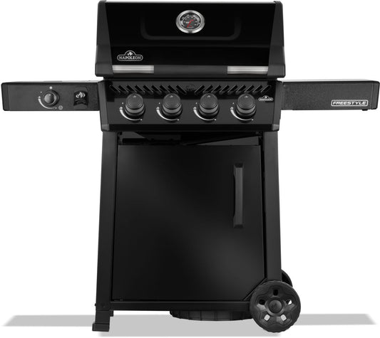 Napoleon Freestyle™ 425, 4 hoofdbranders, zijbrander en deur, zwart