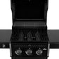 Napoleon Freestyle™ 365, 3 hoofdbranders met deur, zwart