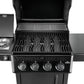 Napoleon Freestyle™ 425, 4 hoofdbranders, zijbrander en deur, zwart