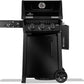 Napoleon Freestyle™ PRO 365, 3 hoofdbranders, SIZZLE ZONE™ zijbrander en deur, zwart