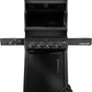 Napoleon Freestyle™ PRO 425, 4 hoofdbranders, SIZZLE ZONE™ zijbrander en deur, zwart
