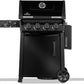 Napoleon Freestyle™ PRO 425, 4 hoofdbranders, SIZZLE ZONE™ zijbrander en deur, zwart