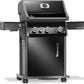 Napoleon Rogue® PRO 425, met SIZZLE ZONE™ zijbrander, zwart