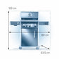 Napoleon Rogue® PRO 425, met SIZZLE ZONE™ zijbrander, zwart