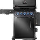 Napoleon Phantom Rogue® PRO-S 425, met RVS roosters, matzwart