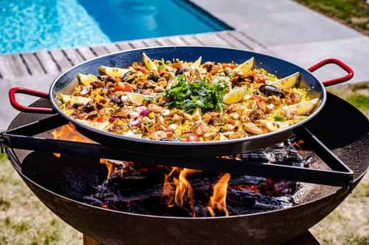 TiGER FiRE Paella set grid + pan 60cm for 88