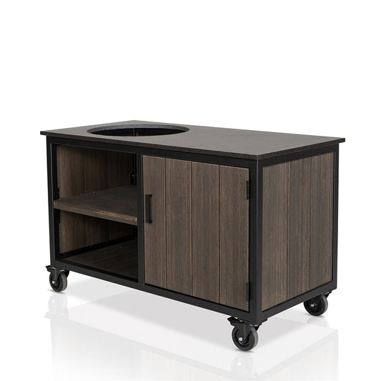 Fraaii Buitenkeuken Bamboo Graphite Storage