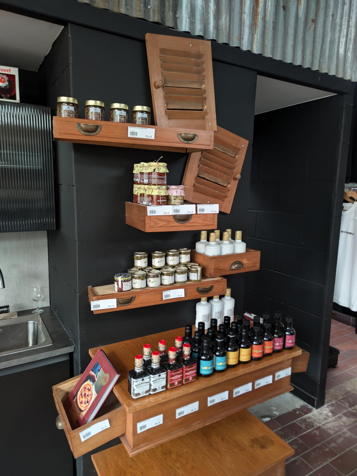 In de winkel