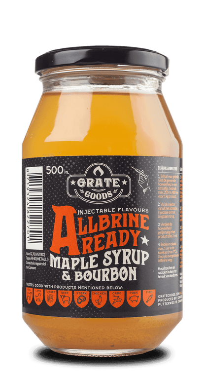 GRATE GOODS Allbrine Ready Maple & Bourbon 500 ml