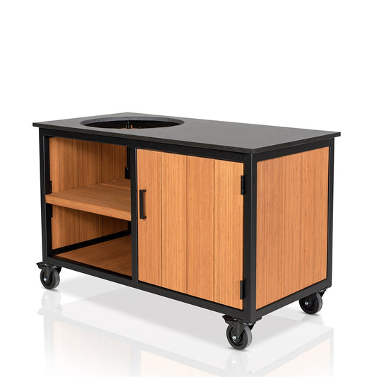 Fraaii Buitenkeuken Bamboo Teak Oil Storage