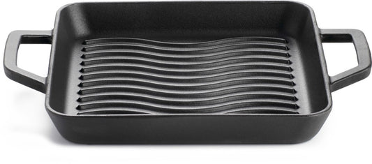 Napoleon gietijzeren grillpan vierkant 25 x 25 cm