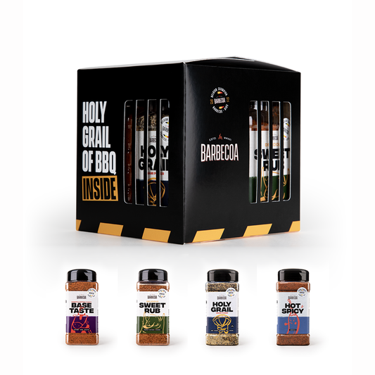 BARBECOA 4 BBQ Rubs Box