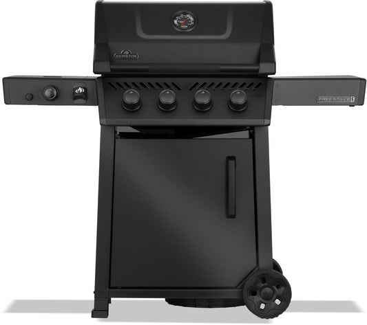 Napoleon Phantom Freestyle™ PRO 425, met RVS roosters en deur, mat zwart