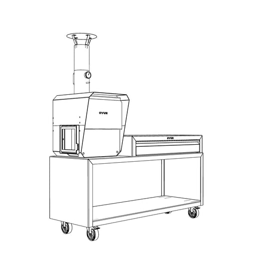 OVUN mini + werktafel (mét lade)